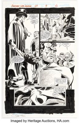 Hugh Haynes and Scott Koblish The Punisher War Journal #69 Story Page 9 Original Art (Marvel, 1994).