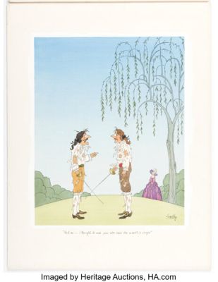 Francis Wilford Smith (Smilby) Playboy Single Panel Gag Cartoon Illustration Original Art (HMH, undated). | Heritage