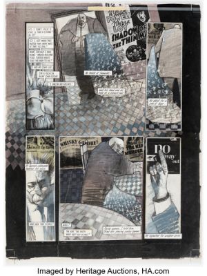 Dave McKean Violent Cases Story Page 28 Original Art (Escape Publishing, 1987).