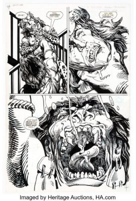 Barry Windsor-Smith Giant-Size Rune #1 Story Page 4 Original Art (Malibu, 1994). | Heritage
