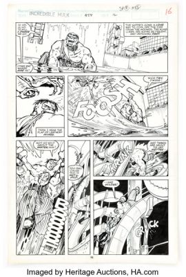 Jeff Purves and Marie Severin The Incredible Hulk #358 Story Page 12 Original Art (Marvel, 1989). | Heritage