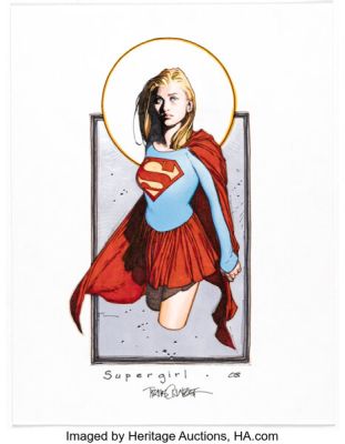 Travis Charest - Supergirl Specialty Illustration Original Art (2003). | Heritage
