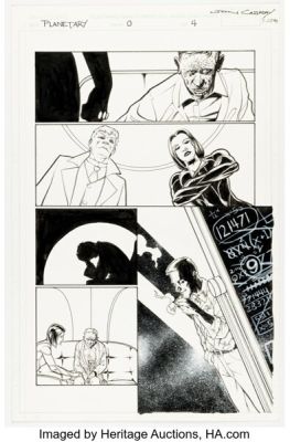 John Cassaday Planetary Preview Story Page 4 Original Art (Image, 1998). | Heritage
