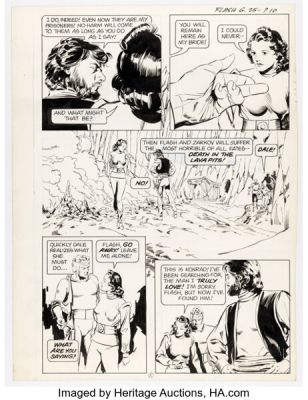 Carlos Garzon Flash Gordon #25 Story Page 10 Original Art (Western, 1979). | Heritage