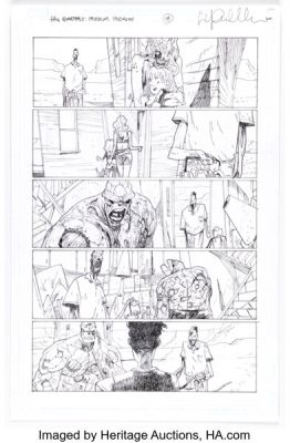Filipe Andrade Fantastic Four: Road Trip Story Page 18 Original Art (Marvel, 2021).