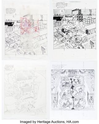 Al Jaffee MAD Fold-In Preliminaries Original Art Group of 11 (EC, 2000-02). (Total: 11 Original Art) | Heritage