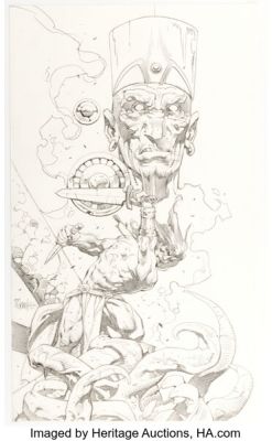 Tomas Giorello - Conan and Thoth-Amon Illustration Original Art (c. 2010s). | Heritage