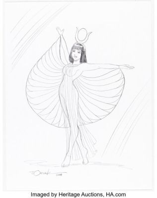 Joe Orsak - Egyptian Goddess and Queen Pin-Up Illustrations Original Art Group of 5 (2008-15). (Total: 5 Original Art) | Heritage