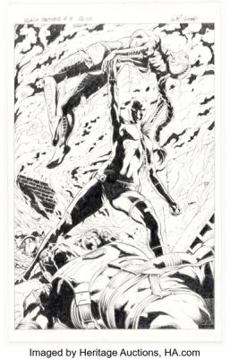 Will Conrad Black Panther #10 Splash Page 5 Original Art (Marvel, 2010).