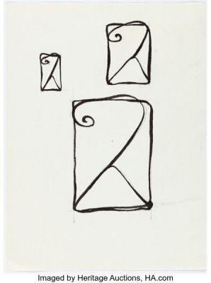 Michael Zulli - Sample Signature Sigils Illustration Original Art (undated). | Heritage