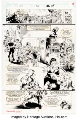 Armando Gil What If...? #50 Hulk vs. Wolverine Story Page 18 Original Art (Marvel, 1993). (Total: 2 Original Art) | Heritage