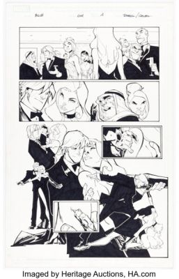 Humberto Ramos and Carlos Cuevas The Amazing Spider-Man #654.1 Story Page 4 Original Art (Marvel, 2011).