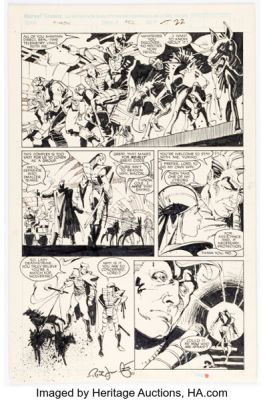 Rick Leonardi and Kent Williams The Uncanny X-Men #252 Lady Deathstrike and the Reavers Story Page 17 Original Art (Marvel, 1989). | Heritage