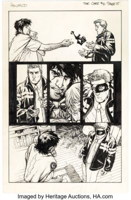 Zach Howard The Cape #2 Story Page 15 Original Art (IDW, 2011).