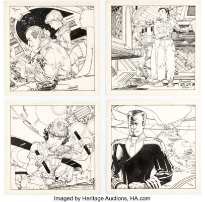 Michael Kaluta The Legacy of Lehr Book Illustrations Original Art Group of 7 (Walker and Company, 1986). (Total: 7 Original Art) | Heritage