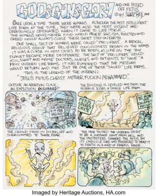 Mark Bodé Gods, Guns, Glory Complete 4-Page Story Original Art (2004). (Total: 3 Items) | Heritage