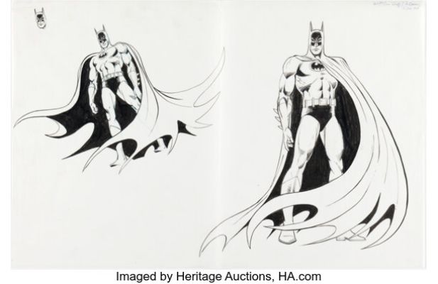 DC Artist - Batman Licensing Illustrations Original Art (DC/Fun Stuff, 1987). | Heritage