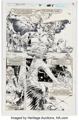 Armando Gil What If...? #50 Hulk vs. Wolverine Story Page 3 Original Art (Marvel, 1993). (Total: 2 Original Art) | Heritage