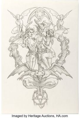 Pablo Kousovitis Devil Dolls: A Gallery Girls Collection Vol. 1 Pin-Up Illustration Original Art (SQP, 2005). | Heritage