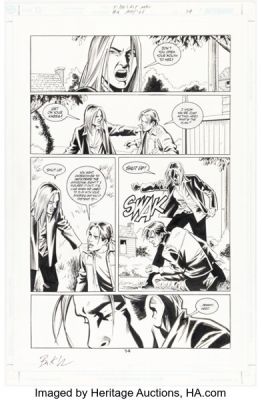 Pia Guerra and José Marzan Jr. Y: The Last Man #9 Story Page 14 Original Art (DC/Vertigo, 2003). | Heritage