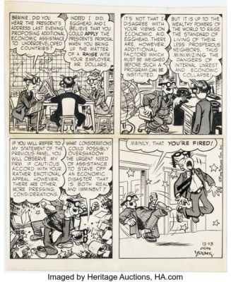 Wally Wood MAD #88 Unused Parody Complete 1-Page Story Original Art (EC, 1964). | Heritage