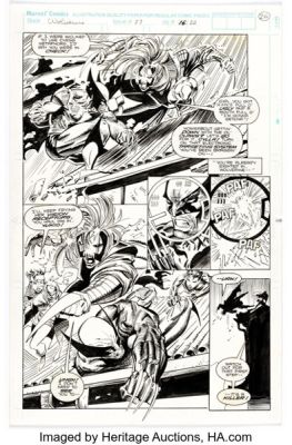 Marc Silvestri, Dan Green, and Al Milgrom Wolverine #57 Story Page 16 Original Art (Marvel, 1992). | Heritage