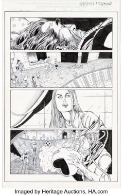 Ethan Van Sciver and Norm Rapmund New X-Men #133 Story Page 15 Original Art (Marvel, 2002). | Heritage