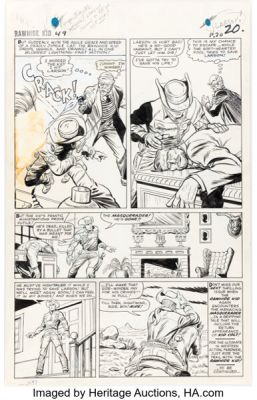 Larry Lieber and Carl Hubbell The Rawhide Kid #49 Story Page 17 Original Art (Marvel, 1965). | Heritage