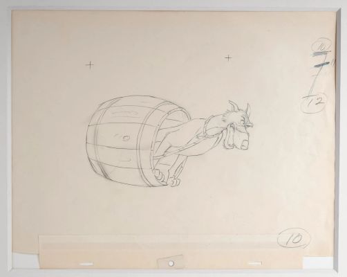 Animation Rox Et... | Lot 205 - ANIMATION Rox et Rouky Disney 1981 Dessin original... | Vermot et Associés