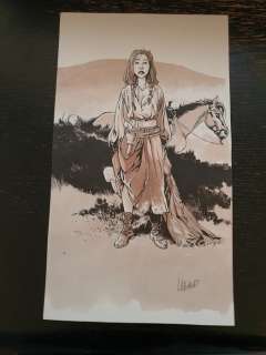 Labiano, Hugues - Dessin original couleur - Etoile du désert T3 - (2015) | Catawiki