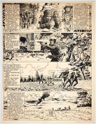 Auclair - Simon... | Lot 80 - AUCLAIR - Simon du Fleuve, planche n°19 à l’encre de... | Tessier Sarrou