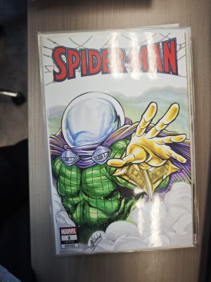 Bill Cao | Mysterio Sketch Cover by Alonso | Raremarq (Buy It Now)