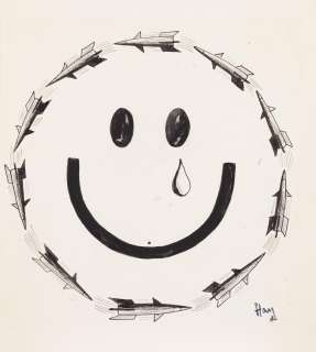 Stanisław Dąbrowski (1925 - 2011) | Stanisław Dąbrowski | Bez tytułu, ilustracja satyryczna, 1984 | Desa Unicum