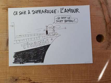 Mix et Remix Dessin original publié - L’Amour bateau - (2005) | Catawiki