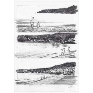 Laurent Bonneau - L‘étreinte - Page originale 214