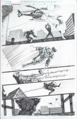 Spider-Man and Wolverine Issue 10 Page 8 vs Arachnix Gerardo Sandoval | Comix Art Studio