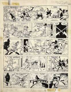 Corriere dei Piccoli #53 - tavola originale "Il reporter Gigi Bizz" - Loose page - (1967) | Catawiki