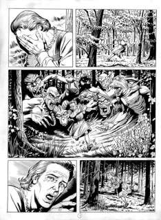 Storie da Altrove e Martin Mystère - A. Sforza - 4x tavole originali - Loose page | Catawiki