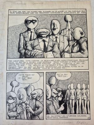 [Bd] Baudoin Edmond... | Lot 312 - [BD] BAUDOIN Edmond (né en 1942) Planche originale... | Nice Enchères