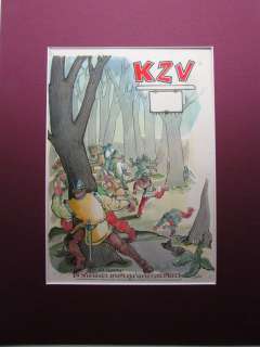 De Rode Ridder - Original watercolour illustration - published in ’Kleine Zondagsvriend’ - Loose page - (1946) | Catawiki