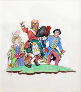 Laudy | Hassan et Kaddour, illustration Ã  la gouache et Ã… | Banque Dessinée