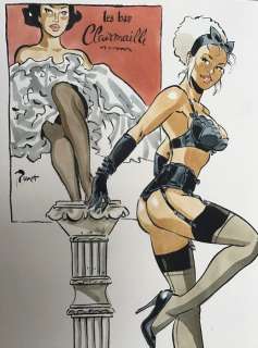 Meynet, Félix - Dessin original en couleur - Les Bas Clairmaille | Catawiki