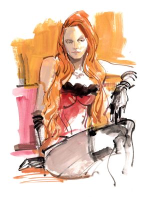 Kagan McLeod | ’Life Drawing: Dana 1’ Illustration | Kirby’s Comic Art