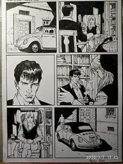 Dylan Dog - Fabrizio Russo - tavola originale inedita - Loose page | Catawiki