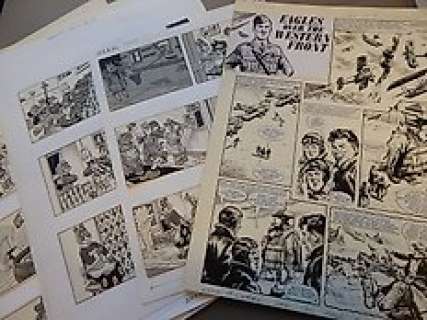 Lacey, Bill + McNeill, Hugh - 5x Originele pagina - 1x Bill Lacey + 4x Hugh McNeill - (1973)