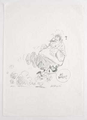 Bercovici Philippe Belle... | Lot 70 - BERCOVICI Philippe Belle illustration à la mine de... | Vermot et Associés