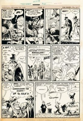 The Spirit Will Eisner 1949. Original comic art. | eBay Europe