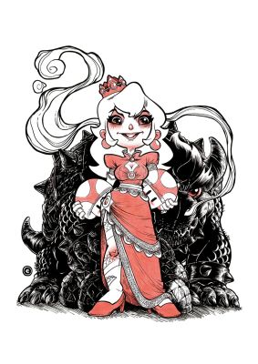 Eduardo Vieira Original Yakooza Poster Series: Peach Art | Kirby’s Comic Art