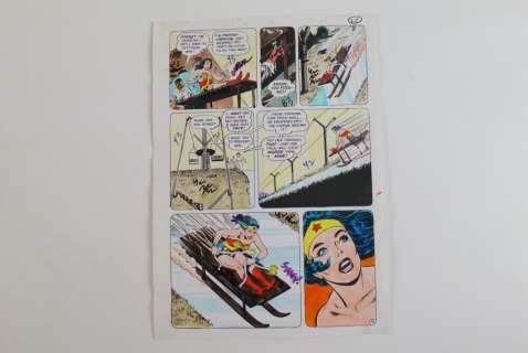 Wonder Woman #221 Original Comic Art | Bodnars Auction