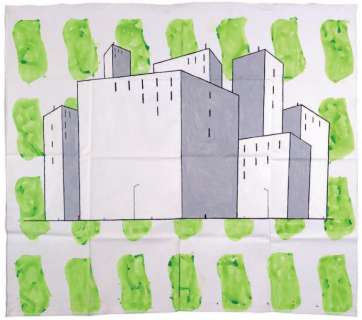 Claude Viallat & François Avril | N°042 Acrylique sur toile libre / Format: | Millon